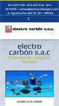 Mobile Screenshot of electrocarbonperu.com